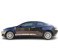 Solarplexius Tendine parasole auto per ALFA ROMEO GT 2003-2010 Set completo Pannelli oscuranti pretagliati per finestrini, Protezione contro sole e calore senza pellicole o colla, Testato TÜV