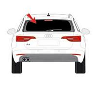 Solarplexius Tendine parasole auto per AUDI A4 AVANT 2015- Lunotto Pannelli oscuranti pretagliati per finestrini, Protezione contro sole e calore senza pellicole o colla, Testato TÜV