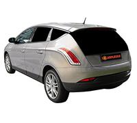 Solarplexius Tendine parasole auto per LANCIA DELTA 2008-2015 Set completo Pannelli oscuranti pretagliati per finestrini, Protezione contro sole e calore senza pellicole o colla, Testato TÜV