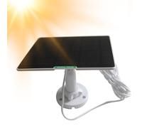Solars Panel Charger, 50W Waterproof Solar Battery Charger, 6.57x0.39 in, External Power Pack, Energy-Saving Generator for Security Camera, Office, Home, Commercial, or Outdoor