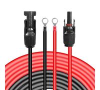Solarsys® - 2M Cavo di Prolunga Fotovoltaico da DC 10AWG 4,0mm², con Spina e Presa di Corrente Adattatore per Pannello Solare per Generatore Solare, Inverter e Batteria