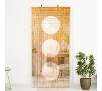 Solartech Tenda per Porta 90 x 200 cm Porta con Tende Bamboo in Bambù Naturale Fatta a Mano, Divisorio Interno, Tenda Decorativa per Porta Finestra