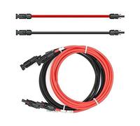 solartronics Cavo di prolunga su entrambi i lati, spina solare, rosso/nero, 4 mm², con spina 2 x 6 m