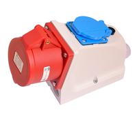 Solartronics CEE-Schuko Presa Da Parete Combinata IP44 5 Poli 16A/32A