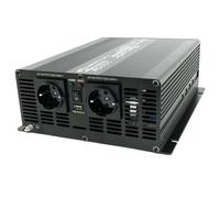 Solartronics NM2000 Convertitore di Tensione 24V 230V Modificato Sinusoidale 2000W - 4000W Spitzenleistung - 24V Su Trasformatore Corrente Con Schuko-& Connessione USB Solar