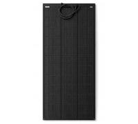 SOLARTRONICS Pannello solare monocristallino flessibile, 150 W, completamente nero, 1355 × 590 × 3 mm, 4,5 kg, 7,71 A