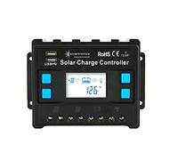 solartronics Regolatore di carica 12 V/24 V, blu, 20 A, 30 A, 40 A, 50 A, 60 A, regolatore di carica solare, PV (60 A)