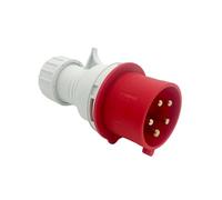 SOLARTRONICS Spina CEE ad alta corrente 32A 400, IP44, resistente agli spruzzi, 5 poli, maschio 3PH+N+PE (confezione da 1)
