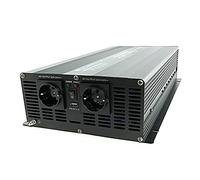 SOLARTRONICS Trasformatore di tensione NM4000 12 V 4000 Watt nero - Potenza di picco 8000 Watt - Invertitore da 12 V a 230 V - Compatibile con batteria al piombo o AGM - con connettore Schuko e USB