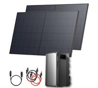 Solarway® 1000 Wp / 800 W Centrale elettrica da balcone con memoria da 1,9 kWh, presa completa - 1,9 kWh EcoFlow Stream Max - Impianto solare completo - Modulo solare bifacciale da 500 W & EcoFlow