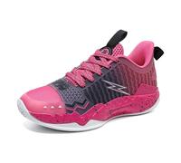 Solastride Le Scarpe da Basket da Uomo Sono Traspiranti, Antiscivolo, Resistenti all'Usura e ammortizzanti, Adatte for l'allenamento Sportivo all'aperto.(Rose Red,39 EU)