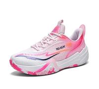 Solastride Le Scarpe da Basket Unisex Sono Traspiranti, Antiscivolo, Resistenti all'Usura, ammortizzanti e rimbalzanti, Scarpe Sportive for Ragazzi.(Red White,39 EU)