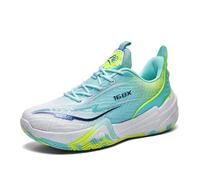 Solastride Le Scarpe da Basket Unisex Sono Traspiranti, Antiscivolo, Resistenti all'Usura, ammortizzanti e rimbalzanti, Scarpe Sportive for Ragazzi.(Green,41 EU)
