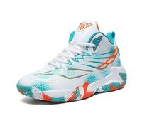 Solastride Men's Plus Size Basketball Shoes Anti Slip Wear-Resistant Grabbing Rebound Outdoor Sports Training Shoes(Moon,41 EU)