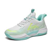 Solastride Scarpe da Basket da Uomo, Antiscivolo, Resistenti all'Usura, ammortizzanti, rimbalzanti, Stivali Sportivi Casual da Esterno(Green,39 EU)