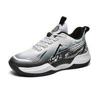 Solastride Scarpe da Basket da Uomo, Antiscivolo, Resistenti all'Usura, ammortizzanti, rimbalzanti, Stivali Sportivi Casual da Esterno(Black,39 EU)