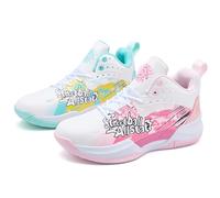 Solastride Unisex Basketball Shoes Anti Slip Wear-Resistant Cushioned Rebound Youth Leisure Sports Training Boots(Two Color,45 EU)