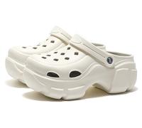 Solaud Zoccoli Donna Piattaforma Alta Clog Classico Confortevole Slip on Scivolare Giardino Zoccoli Spiaggia All'aperto Zoccoli Scarpe