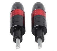 Solaughguy Barre di protezione per moto - Asta di protezione anti-caduta in alluminio compatibile con la maggior parte dei modelli, protezione contro gli urti in stile racing per moto, rosso,