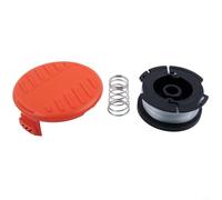 Solaughguy Bobina di ricambio AF-100 e cappuccio con molla per decespugliatori Black & Decker - 9,1 m nylon 0,2 cm diametro auto alimentazione linea di assetto compatibile con