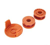 Solaughguy Bobina di ricambio per decespugliatore compatibile con Worx WG150-WG180 Series, 3 m 0,2 cm stringa di alimentazione automatica per WA0010 WA6531, confezione da 9