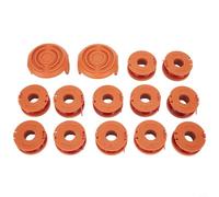 Solaughguy Bobina di ricambio per decespugliatore serie WG150-WG180, diametro 0,2 cm, lunghezza 3,5 m, compatibile WA0010, include copertura per tappo bobina WA6531 (12+2)