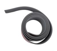 Solaughguy Bordo per scale per bordi antiscivolo, modanatura naso per scale, 3 m, auto-impermeabile, protezione in gomma vinilica per interni ed esterni su piastrelle, legno, marmo, metallo o (grigio