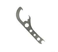 Solaughguy Chiave apri secchio in metallo per secchi di vernice e contenitori industriali, in acciaio ad alto tenore di carbonio, 20,0 x 5,5 x 0,4 cm, strumento multifunzione compatto per la casa,