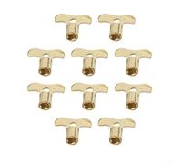 Solaughguy Chiave per rubinetto da giardino in ottone per rubinetto dell'acqua esterna, chiave per rubinetto da 7 mm, compatibile con rubinetti in metallo standard, maniglia interruttore di tipo