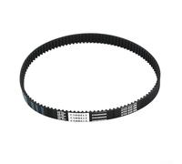 Solaughguy Cinghia dentata di ricambio per mini scooter elettrico 5M-535-15, in gomma, per circonferenza 535 mm, larghezza 15 mm con distanza tra i denti di 5 mm, nera