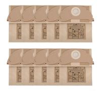 Solaughguy Confezione da 10 sacchetti per aspirapolvere di ricambio per Kärcher WD2 MV2 WD 2.200 WD 2.250 6.904-322.0, sacchetti in fibra di carta non tessuta, grande capacità e struttura robusta