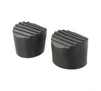 Solaughguy Confezione da 2 tappetini in gomma antiscivolo da 76 mm | Coperture rotonde per scale telescopiche ed estendibili | Protezioni antiscivolo per pavimenti | per officina di lunga durata