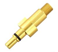 Solaughguy Connettore adattatore per idropulitrice in ottone e acciaio inox, per idropulitrice ad alta pressione per lance ad alta pressione compatibili con idropulitrici - Attacco rapido (D)