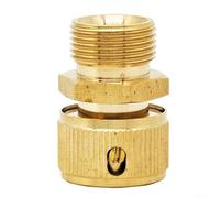 Solaughguy Connettore per tubo dell'acqua in rame con filettatura esterna 22 x 1,5 per macchine per la pulizia, adattatore giunto a connessione rapida, compatibile con raccordi per capezzoli, 41 x 28