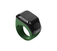 Solaughguy Contatore di preghiera intelligente per anello, ricaricabile digitale per Tasbih per Zikr con display OLED da 0,46 pollici, contatore elettronico impermeabile per le dita per musulmani