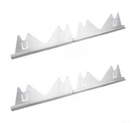 Solaughguy Copertura per fessure in acciaio inossidabile, riempitrice regolabile per cucina, resistente al calore, per evitare briciole, per una facile pulizia della striscia di cucitura del piano di