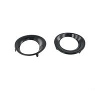 Solaughguy Coppia di coperture per fendinebbia in plastica nera innescata per X3 E83 LCI 2007-2010, accessorio di ricambio per paraurti anteriore compatibile con OEM 51113423789 51