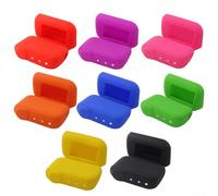 Solaughguy Custodia in silicone per telecomando russo Starline A93 A63 a due vie, guscio protettivo con design antiurto resistente all'usura, per una facile installazione (nero)