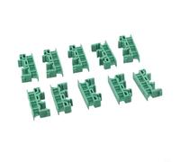 Solaughguy DRG-01 PCB DIN 35 Rail Adapter Circuit Board Staffa di montaggio per DIN 35 guida di montaggio con struttura in plastica e 5 set di viti incluse