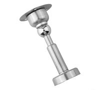 Solaughguy Fermaporta magnetico in acciaio inossidabile 304 con ammortizzatore idraulico per un controllo silenzioso della porta, montaggio a parete o a pavimento, finitura argento, adatto per cucine