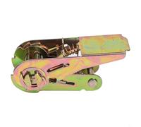 Solaughguy Fibbia in lega di alluminio da 2,5 cm per cinghie di carico resistenti con tiraggio sicuro da 0,8 tonnellate e chiusura fissa a nocca del tenditore adatto per (colore zinco)