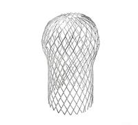 Solaughguy Filtro di protezione per grondaia in alluminio, 7,6 cm, per protezione contro l'intasamento delle foglie e i detriti, adatto per grondaie rettangolari e rotonde da 5 a 10 cm, per una facile