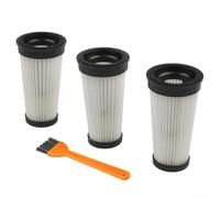 Solaughguy Filtro HEPA di ricambio per aspirapolvere cordless iwoly C150 - Confezione da 3 o 6 con spazzola per la pulizia, alloggiamento in ABS e vero per filtrazione HEPA per interni migliorati