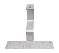 Solaughguy Gancio per tetto regolabile per pannelli solari, staffa di montaggio per pannelli solari per piastrelle, gancio piatto a 180° in acciaio inox, accessori di montaggio compatibili con