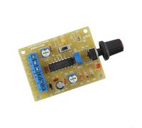 Solaughguy ICL8038 Kit modulo generatore di segnale funzione - Scheda elettronica fai da te a onda sinusoidale, quadrata e triangolare per test di laboratorio educativo, 12V DC, 50Hz-5kHz Dual-Range,