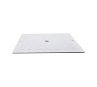 Solaughguy In Ground Pool Skimmer Coperchio quadrato 25,4 cm piastra di copertura compatibile con Hayward SPX1082E SP1082 SP1083 SP1084 SP1085 SP1086 parte di ricambio resistente bianco