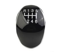 Solaughguy Inserto per pomello del cambio a 6 marce per Ford Focus Fiesta per Kuga ABS nero montaggio diretto installare accessori di ricambio