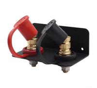 Solaughguy Kit post di ricarica batteria 250A con perno da 3/8", terminali batteria remoti per auto, UTV, ATV, barche, include staffa di montaggio, cavi da 4 gauge da 134,6 cm e