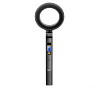 Solaughguy Metal detector tenuto in mano con allarme, scanner di sicurezza pieghevole ad alta sensibilità per governo, aeroporto, stazione - modello DM3005A, display LCD a 3 modalità