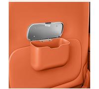 Solaughguy Pattumiera per auto con coperchio, impermeabile, da appendere, organizer per sedile posteriore e consolle, cestino per rifiuti a doppio uso, per interni auto, materiale ABS, compatto